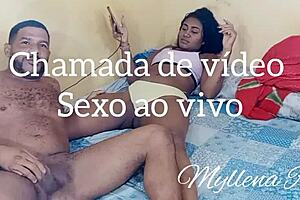 live sex with young black woman where perverted client asked for leo ogro to fuck myllena rios calling by ex's name