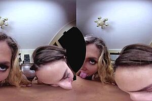 keeper gets lucky with blowjob and ass in threesome 😎