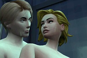 girlfriend fuck ends in the bathroom