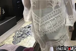 Slim Big Tits Hottie Rides Big Meat Pole with Oral and Facial.