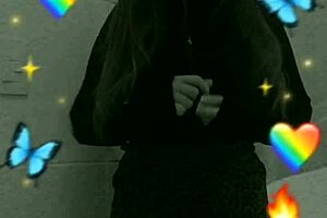 shy student moans while secretly masturbating in the bathroom.