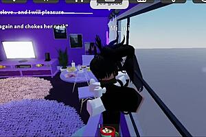 roblox master licks and sucks new slave's stockings