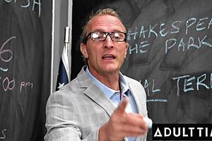 adult time - khloe kapri gets fucked hard by her teacher in detention