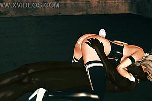 chloe sakamata feels intense pleasure from big black cock