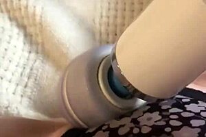 redhead amateur masturbates with hitachi toys