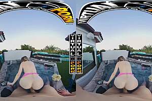 Dripping wet sex with Kimberly Snow in VR