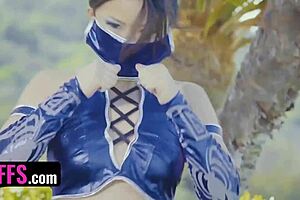 The game is a mortal Kombat themed orgy with some of the most popular pornstars around