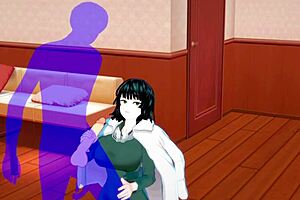 one punch-man hentai fubuki gets hard sex handjob blowjob fucked pov