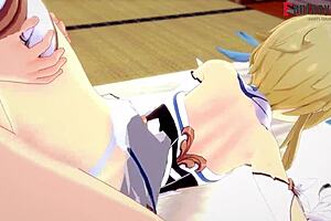 Traveler Lumine Gets Fucked In Genshin Impact Free!