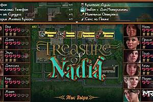 Bossy Woman Gives Orgasm With Her Foot In Treasure Of Nadia!