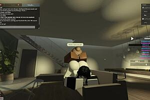 Roblox porn featuring whore blowjobs and doggystyle action