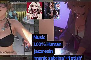 pinball fetish with manic sabrina, bizarre and fun