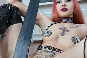 Watch Nastya Fox Dance And Strip Naked With Piercings!