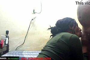 Mariana Gets Cock and Cum in Mouth for Feeding