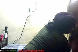 Mariana Gets Cock and Cum in Mouth for Feeding