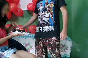 Amanda’s birthday surprise—Ibucetou got the real anal gift! 🎉