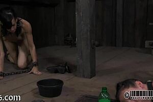 This sadomasochism fetish porn features intense whipping and bondage