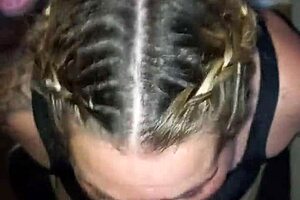 Girlfriend Sucks Until Cum Covers Her Face