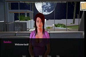 Redhead amateur shows off tits and ass in homemade game