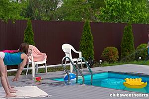 wet & wild summer threesome with rebecca nikson and nicole murkovski