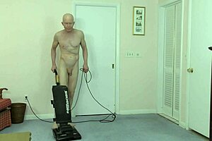 Gay Nudist Strips Down and Cleans House on Beach