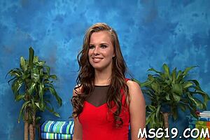 sexy angel gives rough blowjob and fucks chap in pov