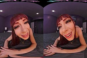 Naked woman’s hardcore masturbation in front of the mirror, toys, and fishnets