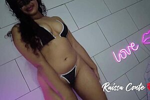 all girl massage - two hot masseuses team up to give the best massage ever to their next client 😏