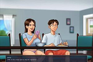 Summertime Saga Cap 2 - Sexy Photo Session With Stepsister