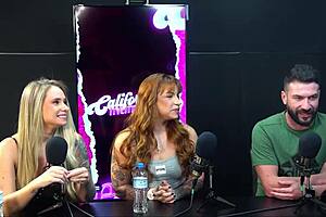 California TV - measuring big butts and chests of hot CaliforniaTV babes