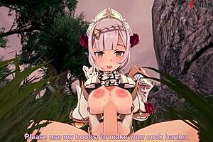 noelle is fucked naked in pov genshin impact hentai