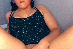 Latina Cums Hard Twice With Dildo