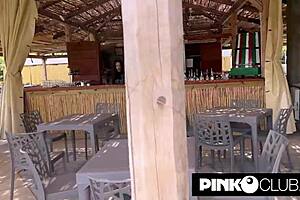 Oh, naughty Isabella fucks that black customer hard!