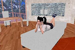 Erogasm - Novinha No Tédio Fode Com Dois Negões