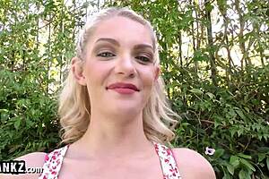 Oh wow, new hot blonde teen gets tight pussy pounded!