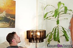 Tattooed Brunette Pornstar with Small Tits Masturbates in High Definition