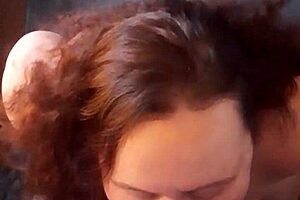 i'm on my knees, deepthroating your big cock in this pov scene with toys and dildos.