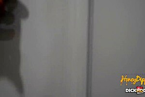 Devin Drills Fixes Ebony Pipes with Passionate Licking and Creampie