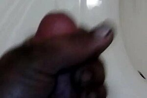 this monster cock jerks off for a massive cumshot.