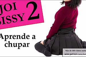 sissy learns to suck with joi, feminization, and cei