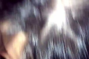 latina feels nervous sucking cock for the first time as an amateur