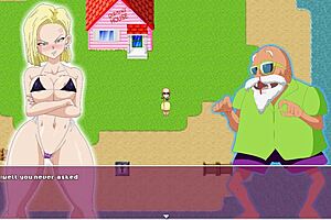 Android Quest for the Balls Episode 3 - Big Butt Android 18