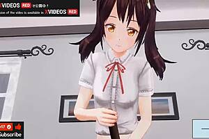 Sensual handjob and Blowjob Animations with recommended earphones for best Asmr experience in uninhibited Japanese Hentai animation