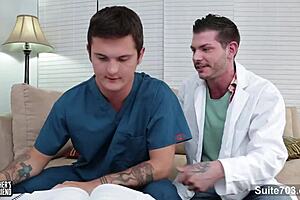 Horny Gays Fucking Hard with Big Cock Sucking