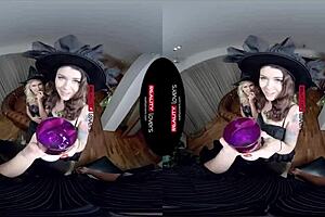 Three horny witches in VR, a POV experience