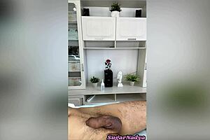 does the beautiful sugarnadya really remove hair from that huge penis?