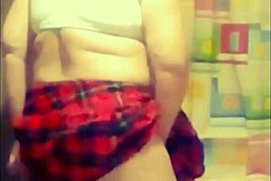 petite schoolgirl with pigtails rides big tits 😍