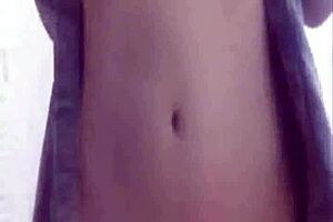 Asian Blonde Babe Achieves Squirting Orgasm Through Anal Webcam Masturbation