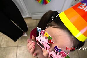 celebrating a special birthday with my stepson in a heartfelt moment