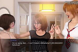Three gratuitous boys in search of gay sex with two lesbians and masturbation